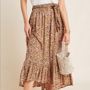 Anthropologie Faithfull Antonia Midi Skirt